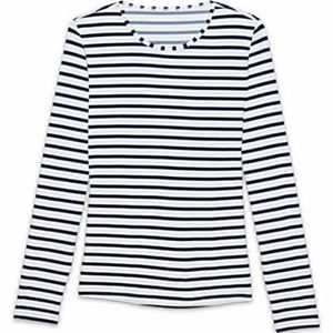 Landsend Rashguard White/Deep Sea Stripe